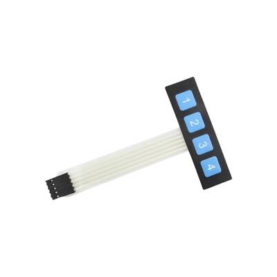 1x4 Membran Keypad - Tuş Takımı