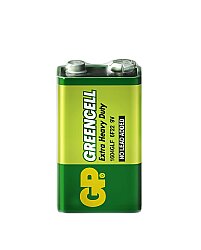GP 1604E GREENCELL 9V Pil 1604 - 6F22