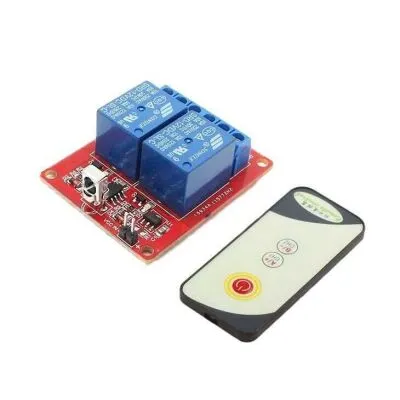 IR Kumandalı Röle Kartı - 12V, 2 Kanal