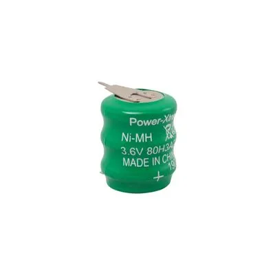 3.6V Ni-Mh 80 Mah 2 Pin Buton Pil