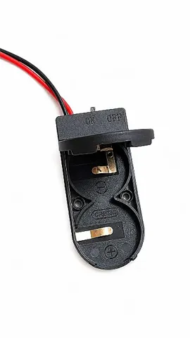 2'li CR2032 6V Kapaklı Anahtarlı Pil Yuvası