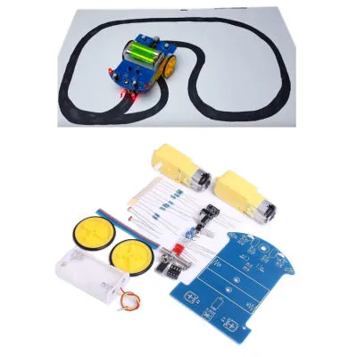 D2-1 Kendin Yap DIY Akıllı Çizgi İzleyen Araç Kiti