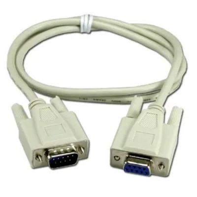 Seri Port - 9 Pin Dişi - Erkek Kablo 1.5 Metre - Beyaz