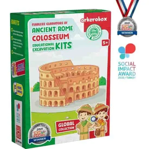 Antik Roma Kolezyum Eğitici Kazı Seti