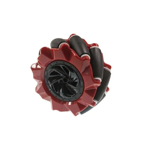 Mecanum Tekerlek Seti 80mm - Kırmızı (4 Adet)