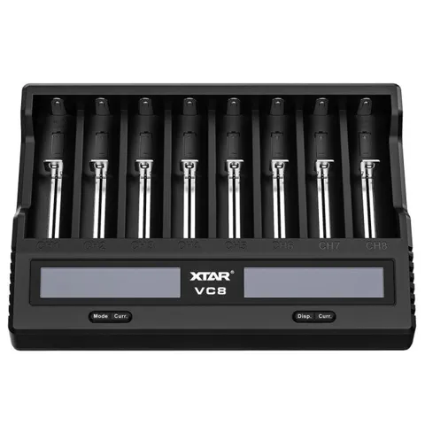 Xtar VC8 Taşınabilir Çoklu Li-ion 8'li Pil Şarj Cihazı