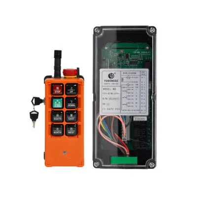 F21-E1B-JTX+ AC/DC 24V-440V Endüstriyel Vinç Kablosuz Uzaktan Kumanda Seti + Acil Stop + Güvenlik Kilidi