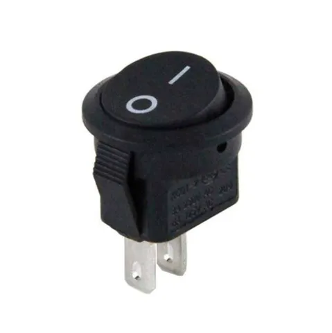 IC-134E Mini Yuvarlak Anahtar Işıksız ON-OFF 2P