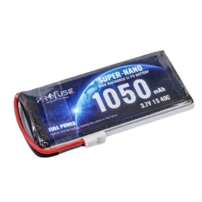 3.7V 1S 1050mAh Lipo Batarya - 40C