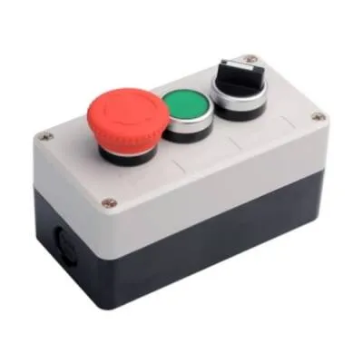Mandal Switch ve Tekli Yeşil Push Buton Kutusu