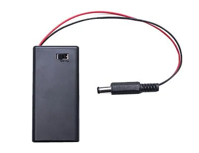 9V Pil Yuvası - Kutulu ve Anahtarlı