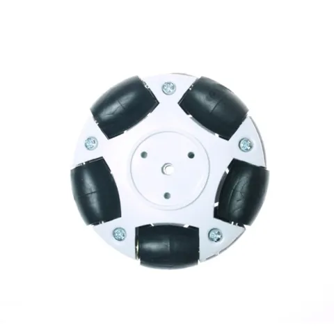 60mm Plastik Omni Tekerlek - Beyaz