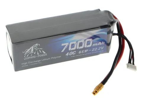 6s 7000 mah 40C Lipo Batarya 22.2V Pil