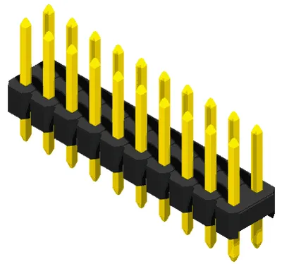 Pin Header ( 20 pin, 2x10 ) - Erkek - 2.54mm - THT