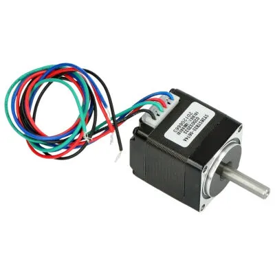 NEMA 11 Step Motor: Bipolar, 200 Adım/Dev, 28×32mm, 3.8V, 0.67A/Faz PL-1205
