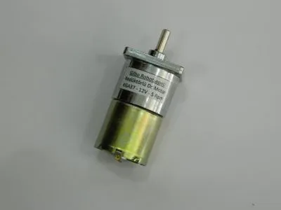 12V 5rpm 37mm Kare Flanşlı KGA-37 Redüktörlü DC Motor