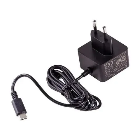 Raspberry Pi 4 Lisanslı Güç Adaptörü-5V/3A-Type C-Siyah