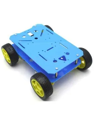 Jsumo 4WD Robomod Mavi Arazi Robot Gövde Kiti