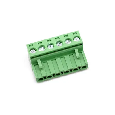 6 Pin 5.08mm Dişi Geçmeli Yeşil Klemens