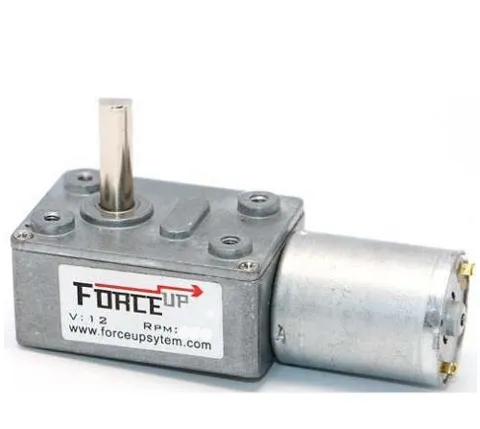 12V 50  RPM L Redüktörlü Dc Motor