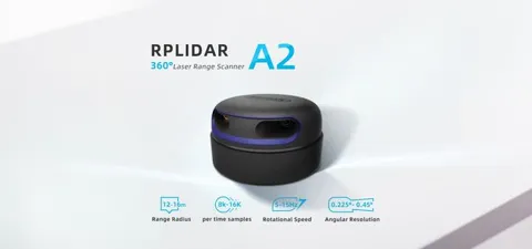 A2M12 RPLIDAR 360° Lazer Tarayıcı - 12 Metre