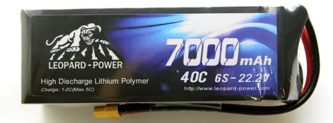 6s 7000mah 40C Lipo Batarya 22.2V Pil