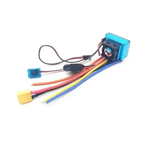 120A ESC 1/10 RC Araba Fırçasız Motor Kontrolcüsü