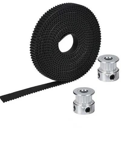Kayış, Kasnak Seti - GT2 20 Diş Kasnak, GT2 6 mm Kayış 2m