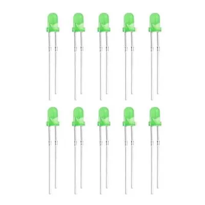 3mm Yeşil Led Paketi - 10 Adet