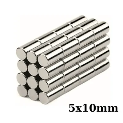 5x10mm Neodyum Güçlü Mıknatıs - Neodim Magnet