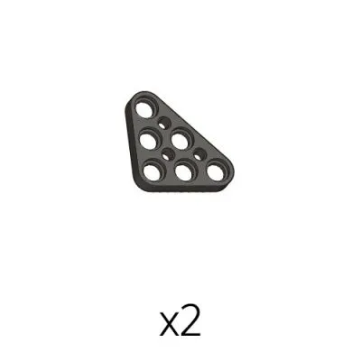 Triangle (PA-3b3(k)) | Robotis OLLO Uyumlu Üçgen Plaka | 2 Adet