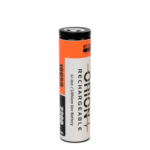 Orion 18650 3.7V 2200mAh Li-ion Şarjlı Pil - Kutup Başsız