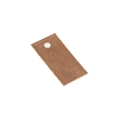 Mini Bakır Levha 30x15.5x0.5mm