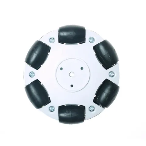 70mm Plastik Omni Tekerlek - Beyaz