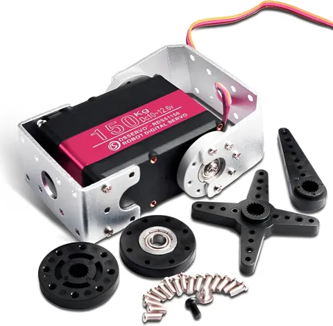 DSSERVO RDS51150 Pro 150KG Su Geçirmez Dijital Servo Motor ve Robot Kol 180° 173kg /0.19s/12.6V
