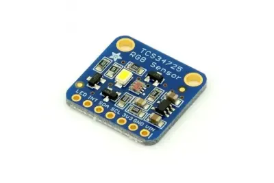 RGB Renk Algılayıcı Sensör (TCS34725 + IR Filtre + Beyaz LED)