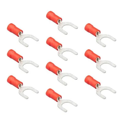 M5 Çatal Tip İzoleli Kablo Ucu 0.50 - 1.50mm2 - 10 Adet