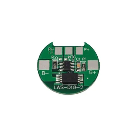 Power-Xtra - 1S - 3.2V 3A LiFePO4 BMS Devre - Yuvarlak - 18650