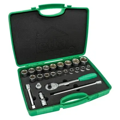 ELTA 1/2'' 24 Parça Altı Köşe Lokma Anahtar Takımı
