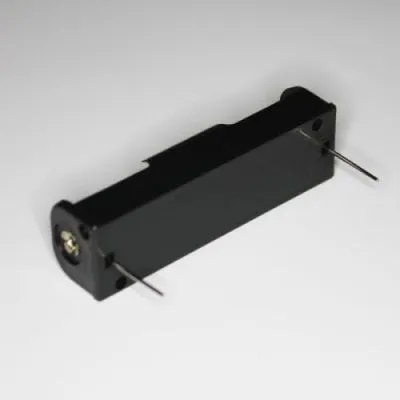 AA Pil İçin Tekli Pil Yuvası (PCB Montajlı) - Pil Yatağı