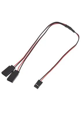Y Tipi Servo Uzatma Kablosu 15cm  1 JR erkek 2 Futuba Dişi