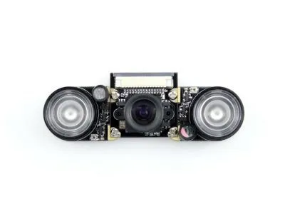 Raspberry Pi Kamera - Ayarlanabilir Fokus + Kızılötesi Led Modülü (F)