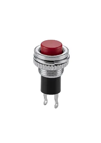 IC179 Küçük Metal Basmalı Buton Kırmızı