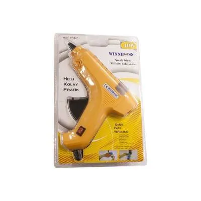 Silikon Tabancası Anahtarlı 40W - Sarı