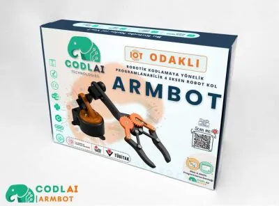 Codlai ArmBot 4 Eksen Programlanabilir Robotik Kol