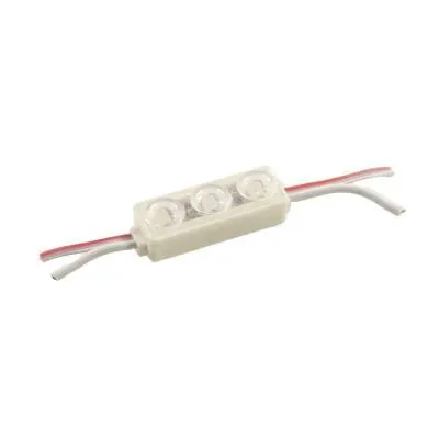 3'lü Mercekli Mini Modül Led - Sarı 12V 0.5W