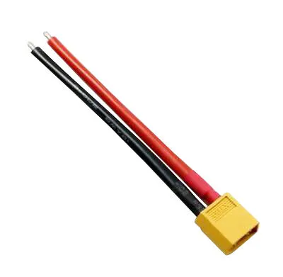 XT60 Erkek Konektör - 10 cm Silikon Kablo
