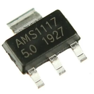 AMS1117 5.0V Voltaj Regülatörü Entegresi | SOT223, 1A, LM1117, AMS