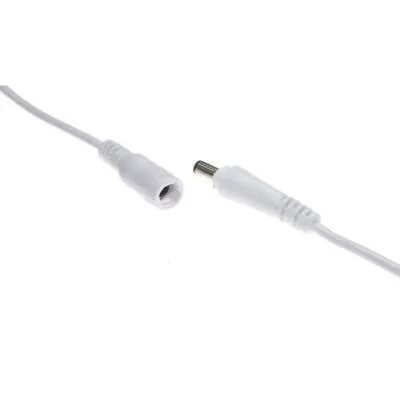 10 cm DC Barrel Soket Takımı - Beyaz