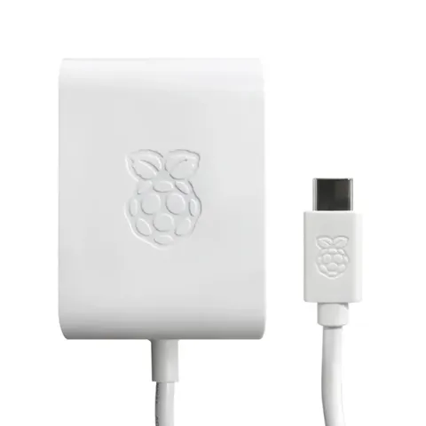 Raspberry Pi 5 27W USB-C Güç Adaptörü - Beyaz